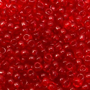 Hovedbilde Miyuki perler - Transparent Ruby Red  -8/0 