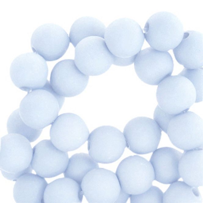 Hovedbilde Acryl perler 4mm Blissful Blue