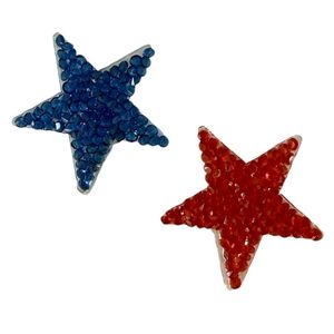 Hovedbilde Liten "Glitter Rhinestone Star" Patch