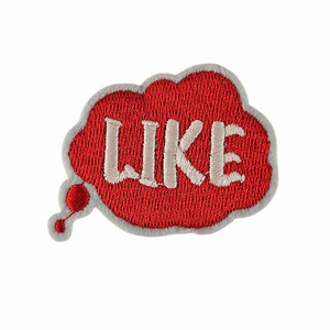 Hovedbilde "LIKE" Liten R&oslash;d Patch