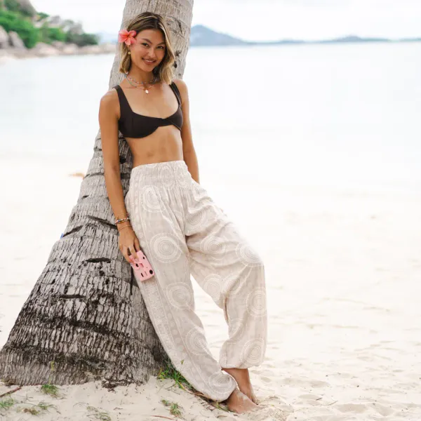 "Sahara"  Tall pants m/lommer