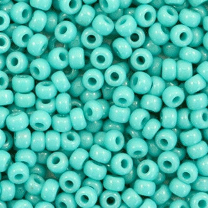 Hovedbilde Miyuki perler - Opaque Turquoise Green- 8/0 