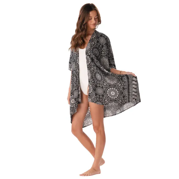 "Black Forest" Kimono 