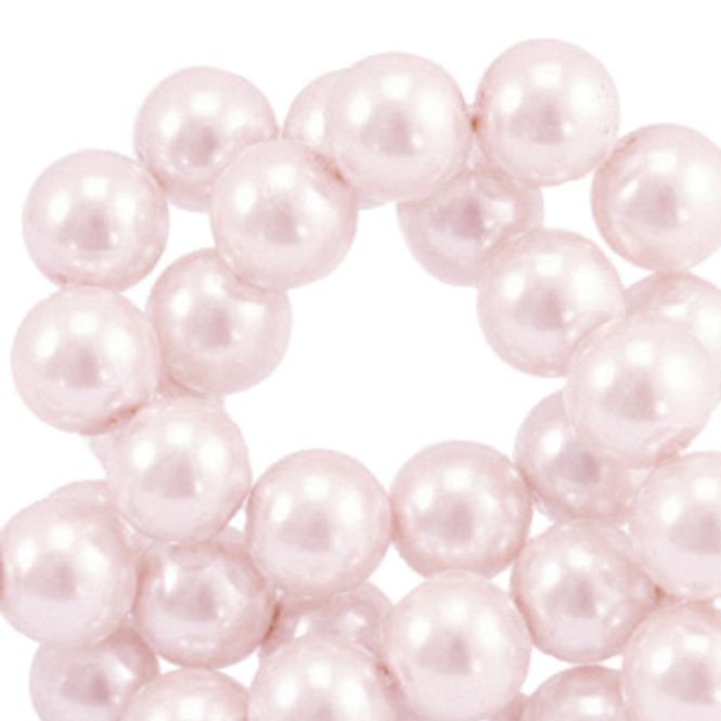 Hovedbilde Perler av glass 6 mm Light Pink