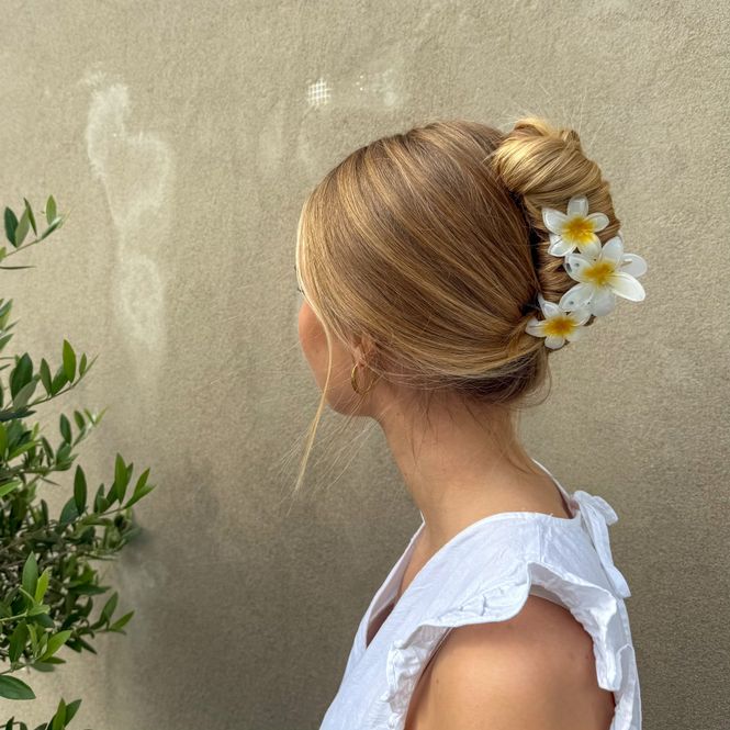 Hovedbilde Waikiki Glossy Hvit Hårklype